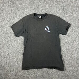 Y2k Santa Cruz Screaming Hand Print Black Blue Men's T-Shirt Medium #2600